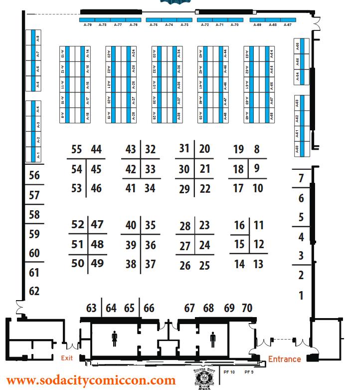 2025 Floorplan & Exhibitor/Artist List