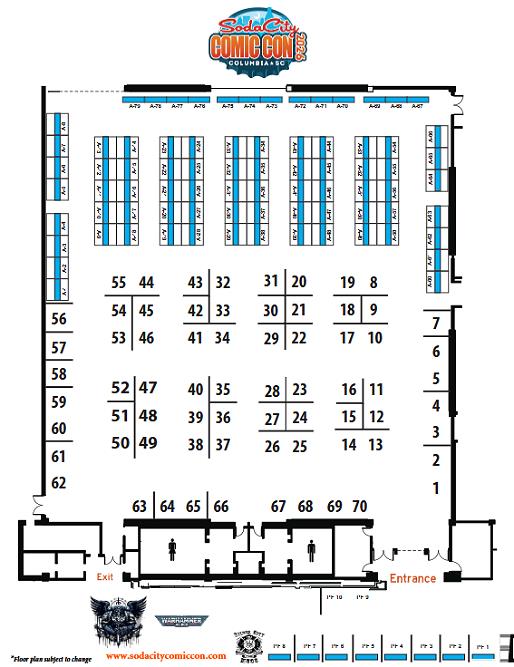 Exhibitors & Vendors Floorplan