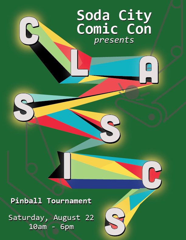 Soda City Comic Con Classics Pinball Tournament